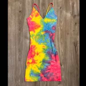Tie dye dress 🌈✨🔥